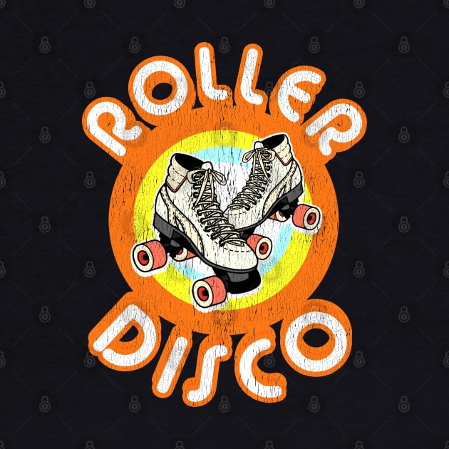 Roller Disco Derby Vintage & Distressed design 70s 80s by phoxydesign